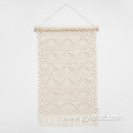 wide macrame wall hanging